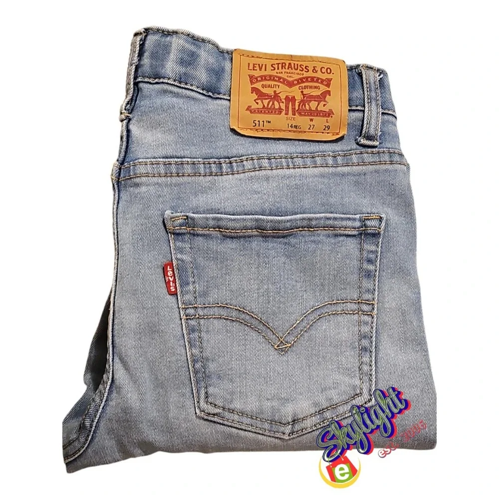 Levis 511 Elastic Adjustable waist Jeans Size 14R